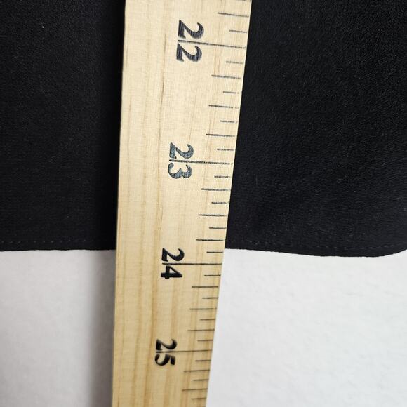 Polo Ralph Lauren Silk Semi Sheer Top Blouse Designer Cap Sleeve Black Size 4 - Picture 10 of 11